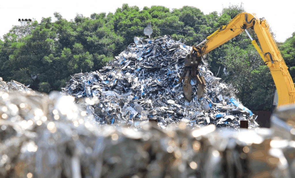 住宅街に現れた産業廃棄物やがれきの山　行政処分　京都市